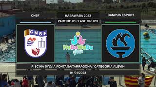 HABAWABA 2023  Partido 01  CNSF  CAMPUSESPORT [upl. by Tnilk]