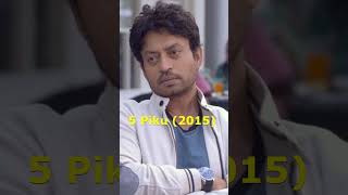 TOP 10 IRRFAN KHAN MOVIES [upl. by Anchie]