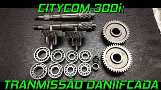 Citycom 300i Quase PT na transmissão [upl. by Regnij]