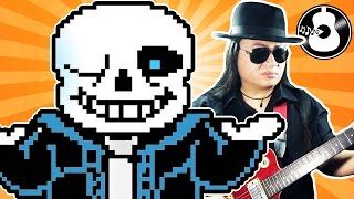 Undertale  sans A Bonely Medley Guitar amp Violin CoverRemix  String Player Gamer [upl. by Pulcheria]