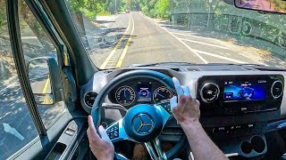 2024 MercedesBenz eSprinter  POV Test Drive Binaural Audio [upl. by Meter]