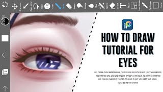 HOW TO DRAW EYES • Ibis Paint X Tutorial zepetoedits [upl. by Rowley]