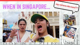 SINGAPOE VLOG  A Day in Universal Studios  Andrea Brillantes [upl. by Willabella]