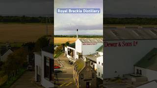 Aerial view of The Royal Brackla distillery  whiskydistillery royalbrackla travel whiskytrail [upl. by Aisauqal]