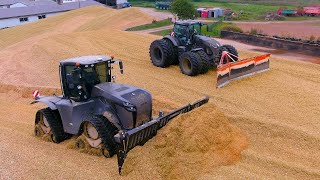 Mais 2023  BLACK Claas Xerion 5000TS vs Fendt 942  Agrarlohn Müritz  Claas Jaguar 990  UNIMOG 4K [upl. by Eema886]