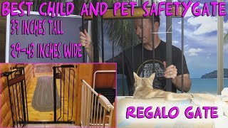 Best Home Baby and Pet Safety Gate Extra Tall and Wide [upl. by Anivram]