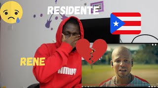 Residente  Rene Official Video Reaction Reaccion Saddest Video Ever😓😱 [upl. by Eyr60]