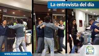 Hombre agredido por celador en Carulla cuenta su versión de los hechos [upl. by Ennaihs]