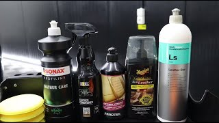 Meguiars vs Koch Chemie vs Sonax vs Keontek vs ADBL  Leather Conditioner TEST [upl. by Debbi]