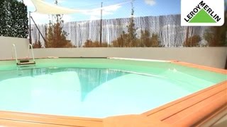 Como montar uma piscina de superfície  LEROY MERLIN [upl. by Alahs]