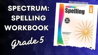 Spectrum 5th Grade Spelling Workbook Flip Through [upl. by Emeric]