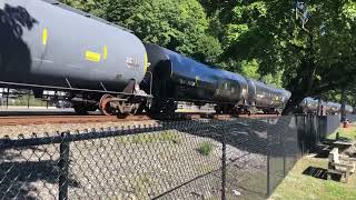 Csx b115 southbound on the riverline [upl. by Latsryk930]