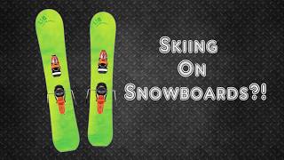 Skiing on 2 Snowboards [upl. by Allister895]