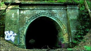 Ghostly Disused Railway Hythe Kent to Sandling 1874 and Abandoned Hayne Tunnel [upl. by Yetac856]