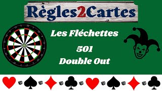 Les fléchettes  Tout savoir sur la cible et les règles officielles du 501 double out [upl. by Cela]