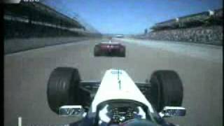 F1 2001 Montoya On Board Start  Indianapolis [upl. by Gasparo]