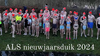 ALS Nieuwjaarsduik 2024 [upl. by Fradin104]