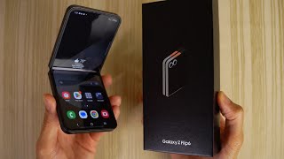 Samsung Galaxy Z Flip 6 Crafted Black  UNBOXING 📦📱 [upl. by Eidnac469]