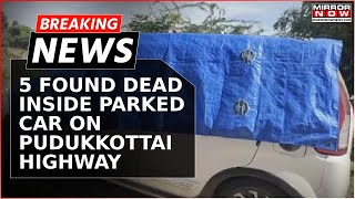 Tamil Nadu Family Found Dead Inside Locked Car On Madurai Highway Cops Suspect Suicide  Top News [upl. by Cecily314]