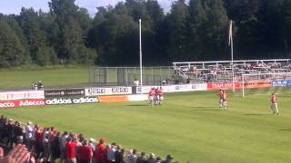 Degerfors IF 1  0 Brommapojkarna 20110618 [upl. by Ynots]