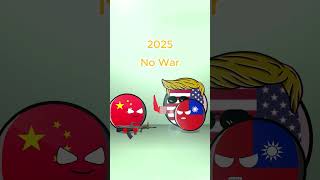 Trump 2025 Promise countryballs usa trump russia palestine china korea [upl. by Lange]