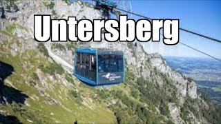 The best view of Salzburg Austria  Untersberg mountain cable car [upl. by Milon]