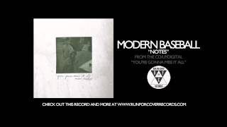 Modern Baseball  Notes Official Audio [upl. by Carrington]