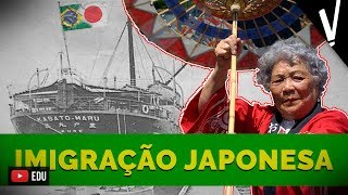 IMIGRAÇÃO JAPONESA  História do Brasil [upl. by Meridel]