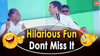 Hilarious Fun in Rahul Gandhi Latest Speech  PJ Kurien  Congress Public Meeting Kerala  YOYO TV [upl. by Alusru]