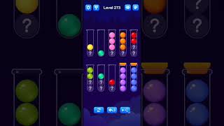 Ball Sort Level 273 Walkthrough Solution AndroidiOS [upl. by Huntlee]