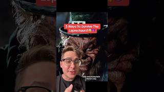 3 Ways To Survive The Leprechaun‼️😱 movie horror scary [upl. by Pearlman151]