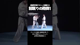 緑健児代表：前蹴りの防御1 karate 空手 kyokushin martialarts 極真空手 新極真会 sports shinkyokushin budo [upl. by Nanon]