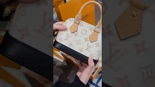 🎉 WhatsApp  12817799705🎉Unboxing the super hardtofind LV Alma BB Dune Shell Bag usa lv [upl. by Dame242]