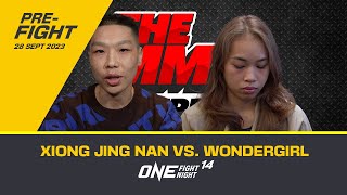 Xiong Jing Nan vs Wondergirl  ONE Fight Night 14 Virtual Press Conference [upl. by Moria]