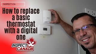 How to install replace an old thermostat to a digital thermostat [upl. by Nitz]