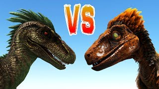 ARK RAPTOR vs DEINONYCHUS vs ALPHA RAPTOR Ark Survival Evolved Dino Battle Arena [upl. by France]