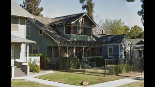 Ontario Ca  Ontario Houses used for Paramount Pictures quotThe Night of June 13quot on W quotFquot Street [upl. by Alathia]