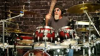 Ozzy Osbourne Over The Mountain Drum Cover By Jeff Evans [upl. by Foah505]