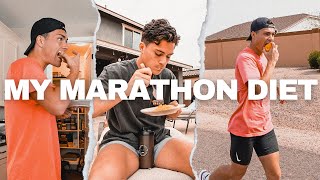 MY MARATHON DIET  Full Day of Eating for Marathon Prep [upl. by Baal]