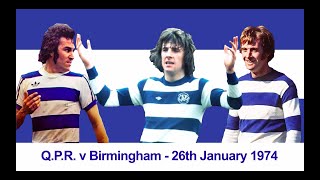 QPR v Birmingham 197374 [upl. by Stelu]