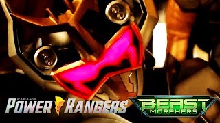 Beast Morphers  Evoxs New Body  Episode 9 Silver Sacrifice  Power Rangers Official [upl. by Romeu]