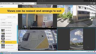 AXIS Camera Station  flexible split views [upl. by Adnale]