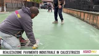 Pavimenti in calcestruzzo ad uso civileindustriale [upl. by Mikahs]