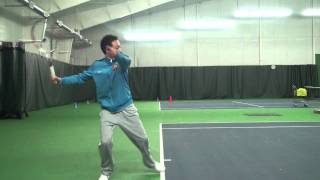 Colorado Tennis Tips Tennis Forehand Contact Point Special Holiday Fix From High Altitude Tennis [upl. by Revell]