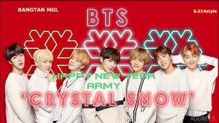 BTS  Crystal Snow Lyrics  Mgl Sub   Eng  Japanese [upl. by Yelnats]