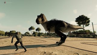 What happens when Tarbosaurus escapes  Jurassic World Evolution 2 Cretaceous Predator Pack [upl. by Cressida]