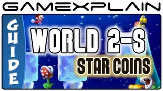 New Super Mario Bros U  Layer Cake DesertPiranha Plants on Ice Star Coins Guide amp Walkthrough [upl. by Manuela]