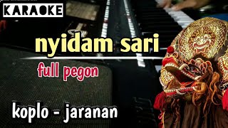 NYIDAM SARI KARAOKE  fersi jandhut [upl. by Dahlstrom]