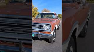 ’73 Dodge W200 4x4 360  UNICORN Vintage Power Wagon dodge truck vintage 4x4 [upl. by Lizzy]