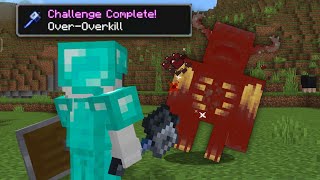 Getting Every 121 Advancements In Minecraft Bedrock Edition [upl. by Ulick]